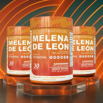 Melena de león en polvo - Multiplica agilidad mental y memoria.