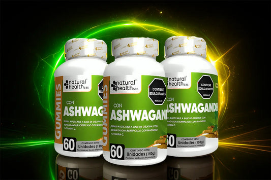 Ashwaganda, Magnesio, vitamina c X3 descuento especial