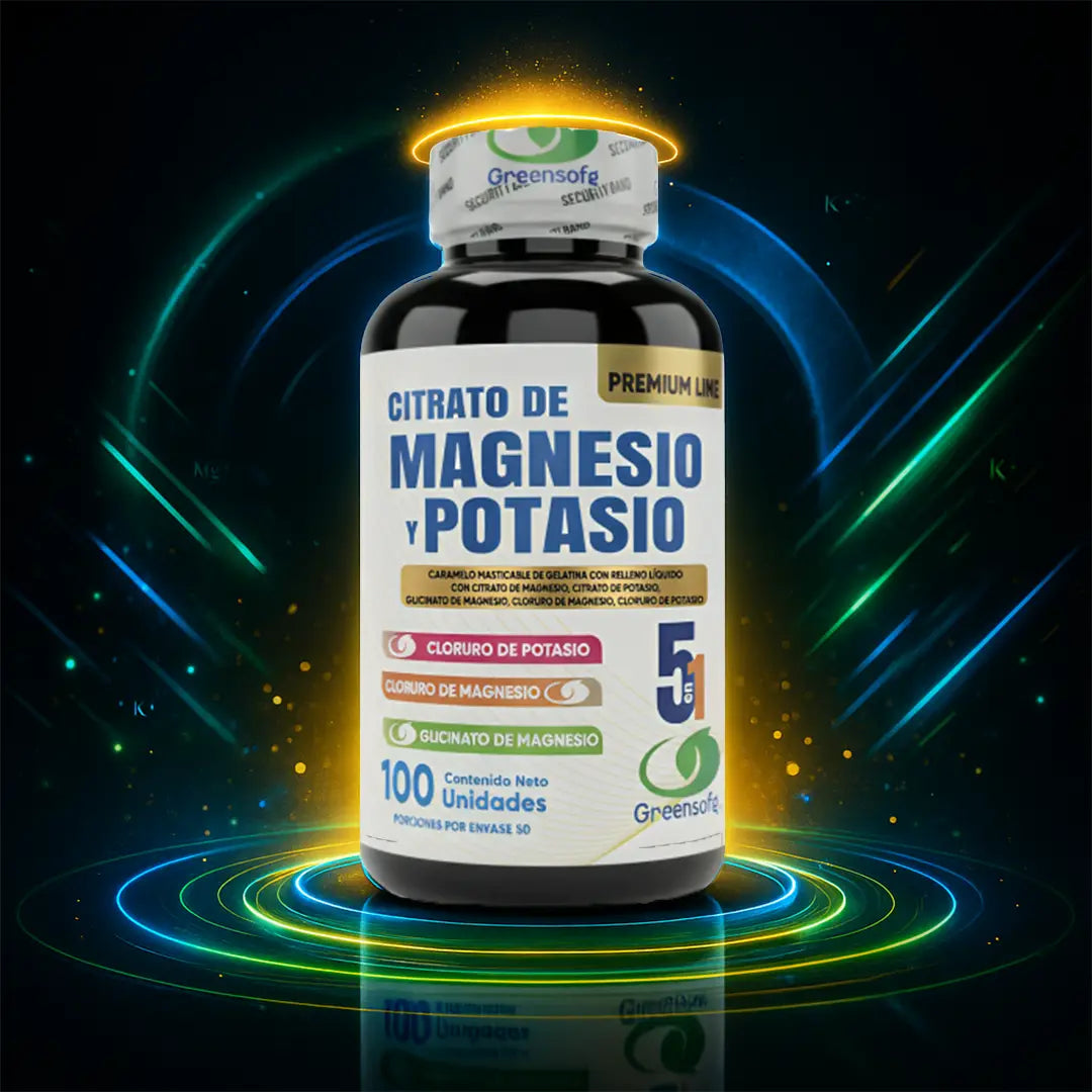 Citrato de magnesio y potasio 5 en 1: PAGUE 2 LLEVE 3