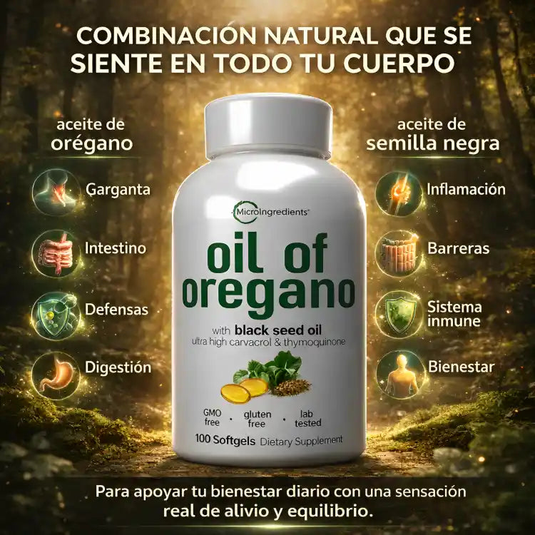 Aceite de orégano : PAGUE 2 LLEVE 3